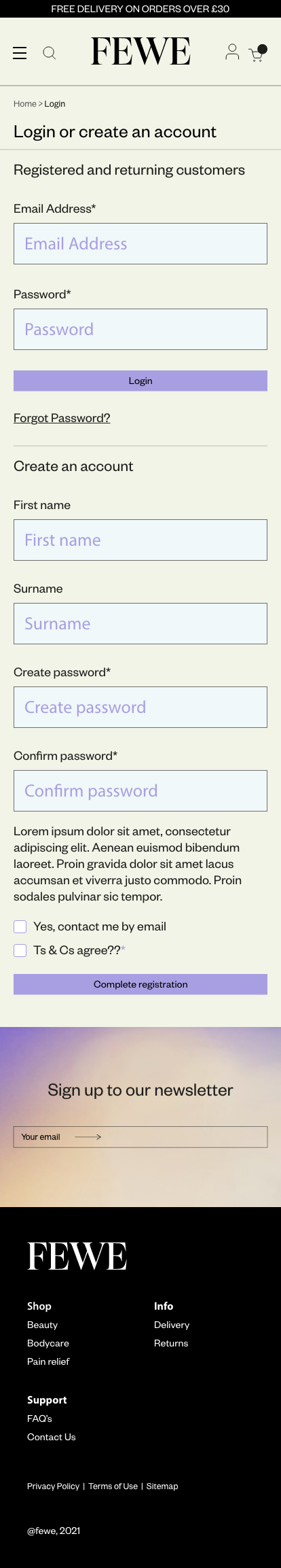work example